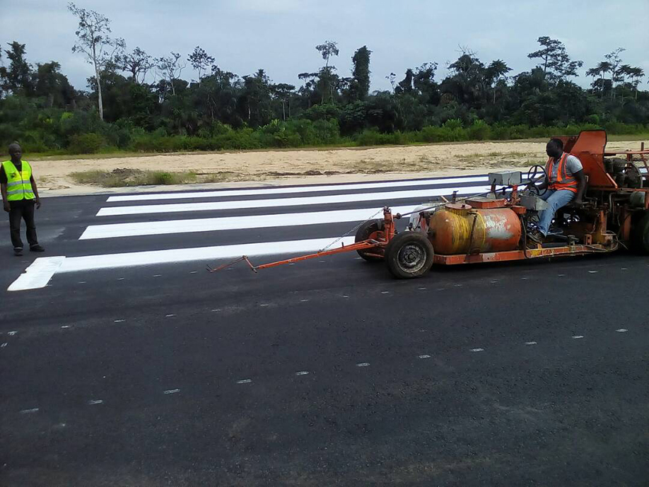 Bayelsa Airport Run Way Painting.